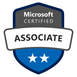 microsoft certified associate badge